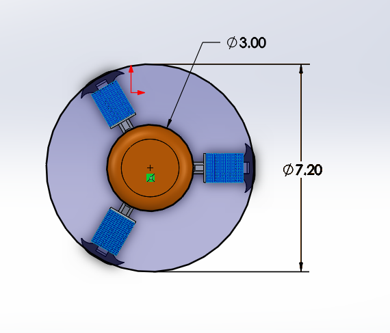 triarm-gantry太阳能三足月球车3D数模图纸 STEP IGS格式